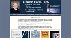 Desktop Screenshot of benjaminwpowell.com